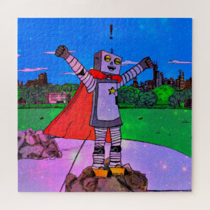 Robot Superhero Puzzle