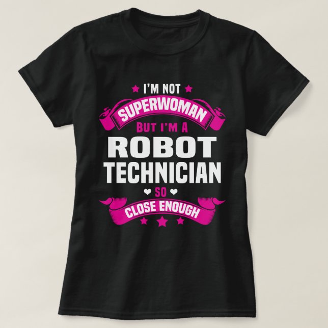 Robot Technician T-Shirt (Design Front)