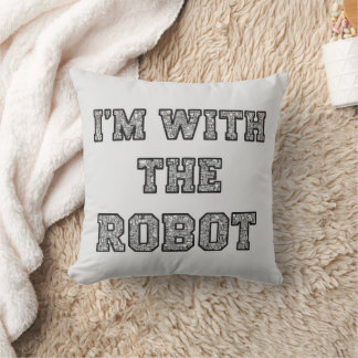 Robot Text Cushion