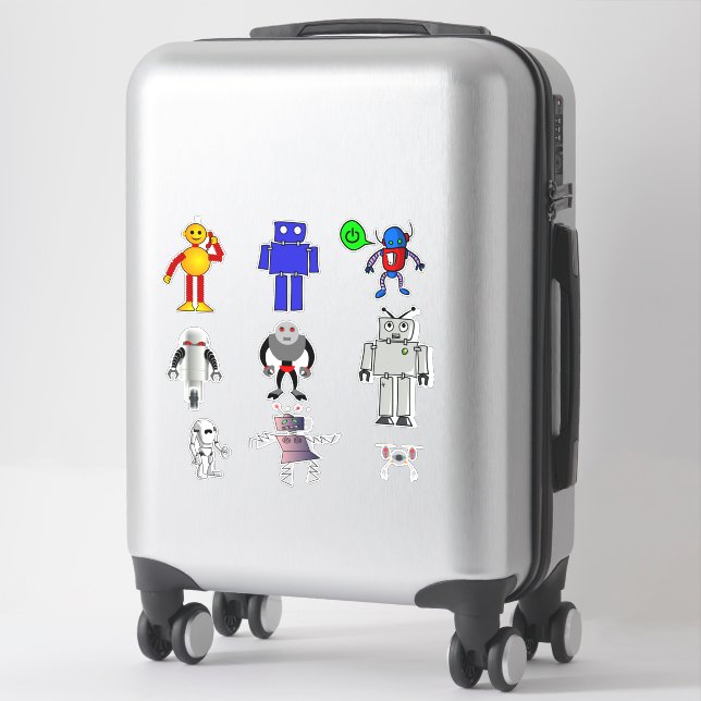 Robot toy cute kids craft  (Suitcase)