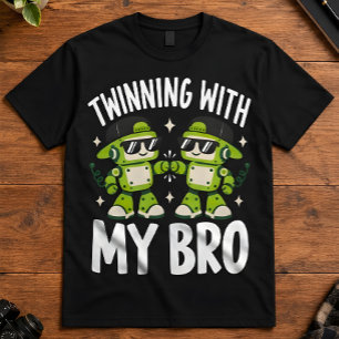 Robot Twin Twinning With My Bro Brother Matching T-Shirt