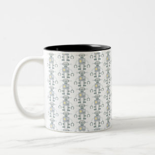 robot Two-Tone coffee mug