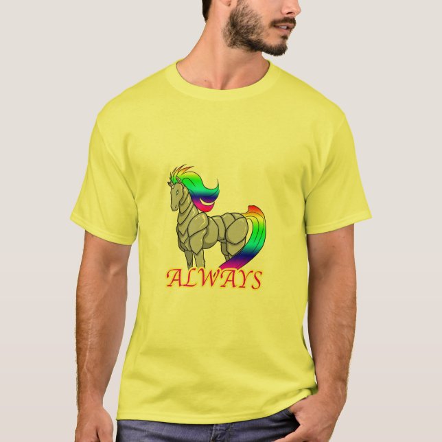 Robot Unicorn Attack t-shirt (Front)