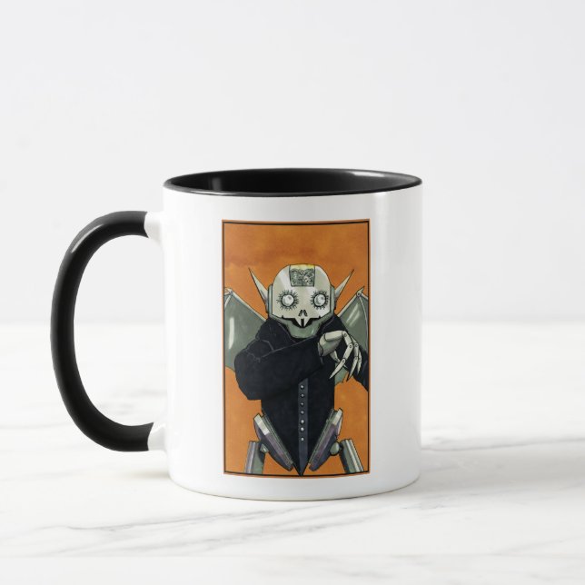 Robot Vampire Dracula mug (Left)