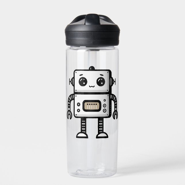Robot Water Bottle (Front)