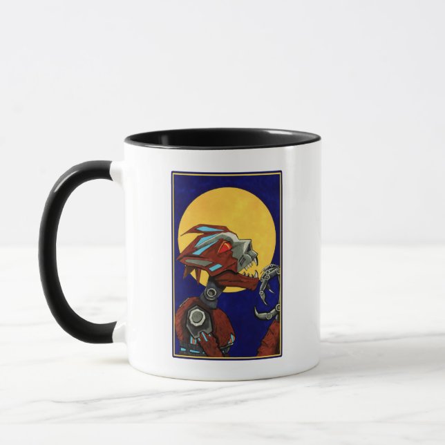 Robot Werewolf Mug (Left)