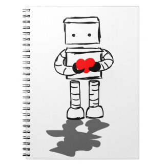 Robot with Heart Notebook