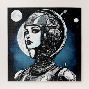 Robot Woman VI Jigsaw Puzzle