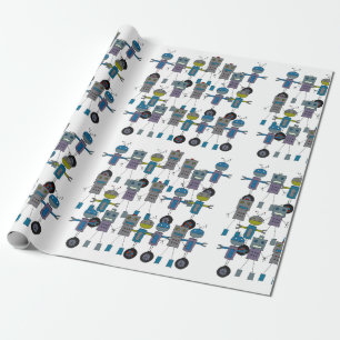 Robot Wrapping Paper