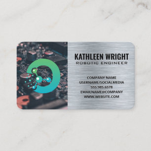 Robotic AI Technology Data Centre Business Card