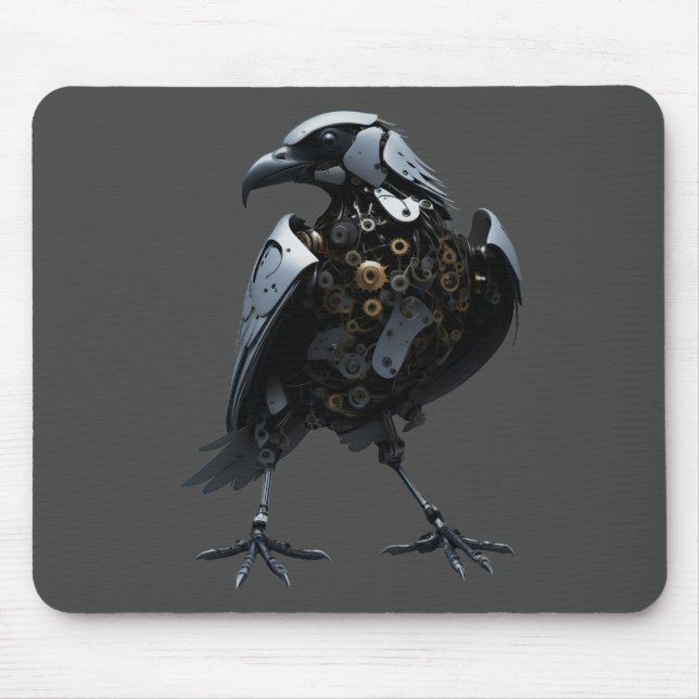 Robotic Bird Mouse Mat (Front)