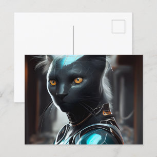 Robotic Cat Postcards