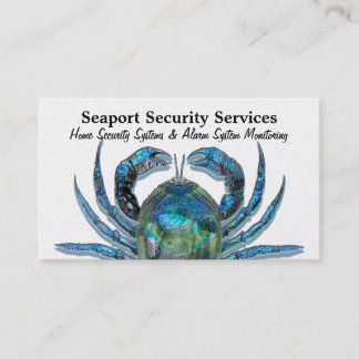 Robotic Crab on Gold Professional  3.5" x 2.0" Business Card