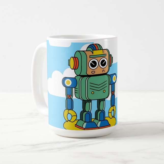 Robotic Custom Coffee Mug (Front Left)