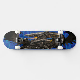Robotic Dragon epc blu Skateboard