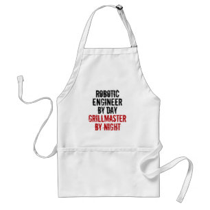 Robotic Engineer Loves Grilling Standard Apron