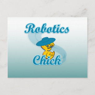 Robotics Chick #3 Postcard