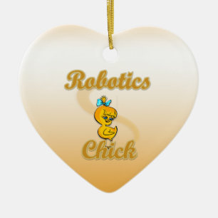 Robotics Chick Ceramic Tree Decoration