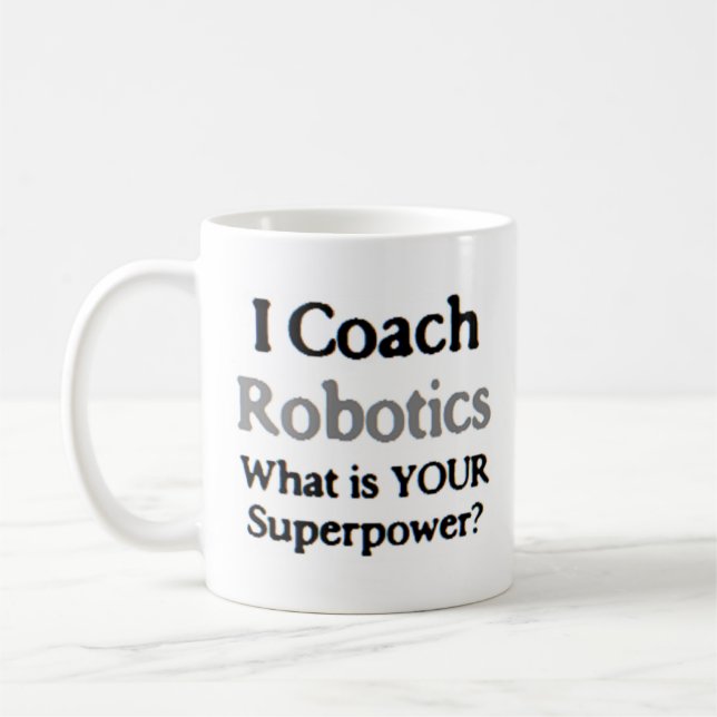robotics coach coffee mug (Left)