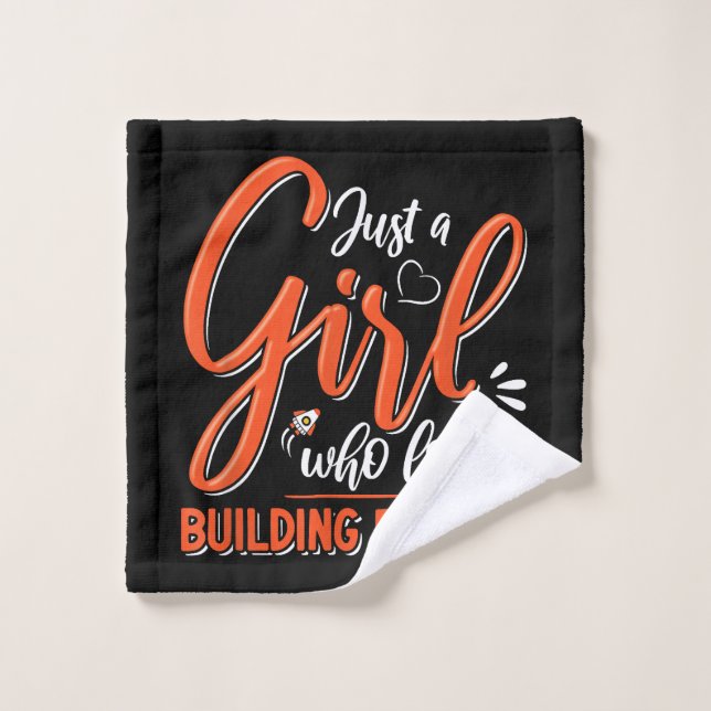 Robotics Engineer Robot Lover Engineering Girl Rob Wash Cloth (Wash Cloth)