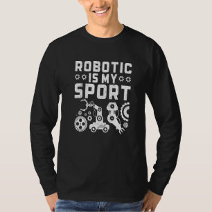 Robotics For Adults Men Women Robot Cyborg Machin T-Shirt
