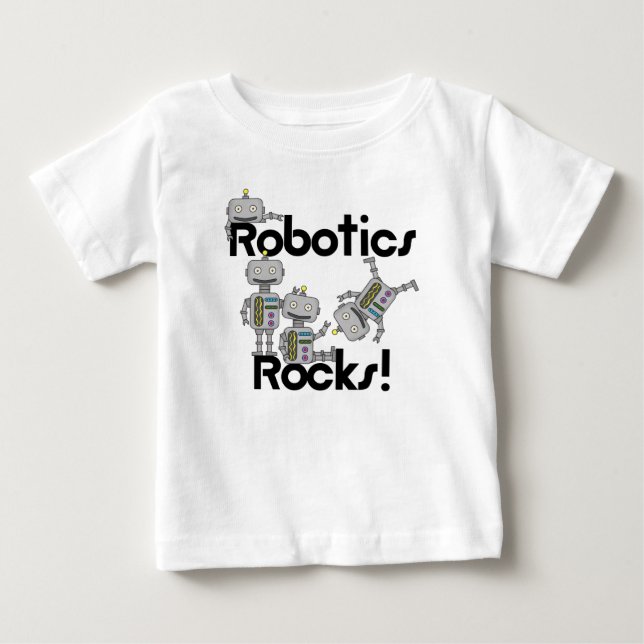 Robotics Rocks Baby T-Shirt (Front)