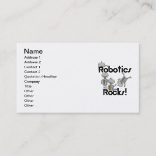 Robotics Rocks Business Card