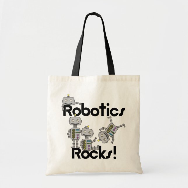 Robotics Rocks Tote Bag (Front)