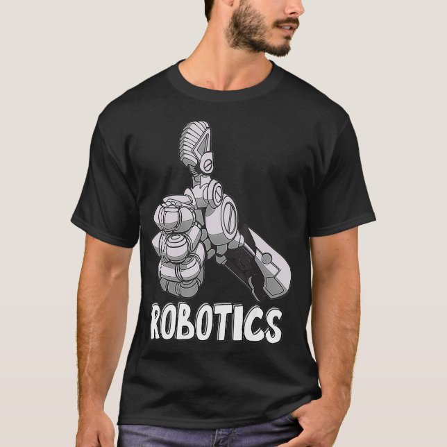 Robotics Thumbs Up _1  T-Shirt (Front)
