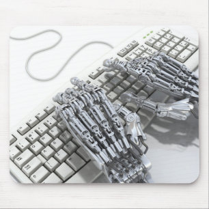 Robots arm mouse mat