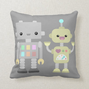 Robots At Play Cushion
