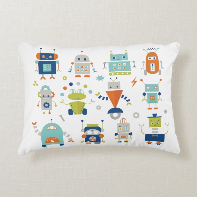 Robots Decorative Cushion (Front)