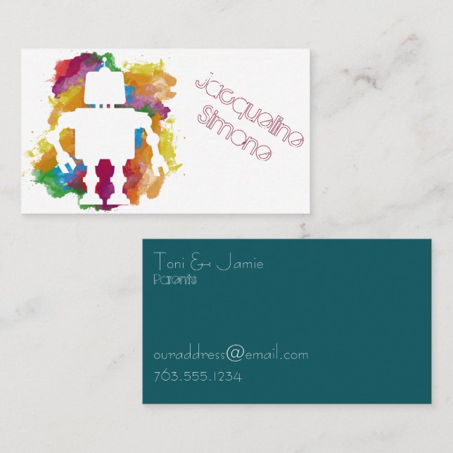 Robots Friendship Cards (Front/Back)