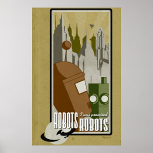 Robots! I was promised robots! Poster