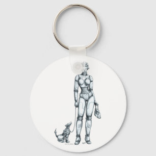 Robots Key Ring