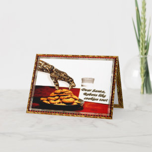 Robots Like Cookies Holiday Card