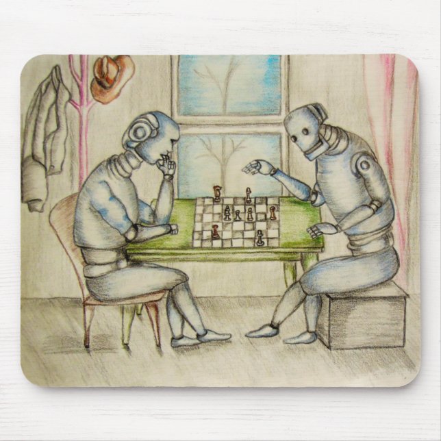 robots mouse mat (Front)