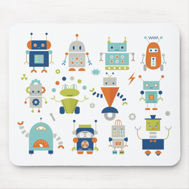 Robots Mouse Mat (Front)