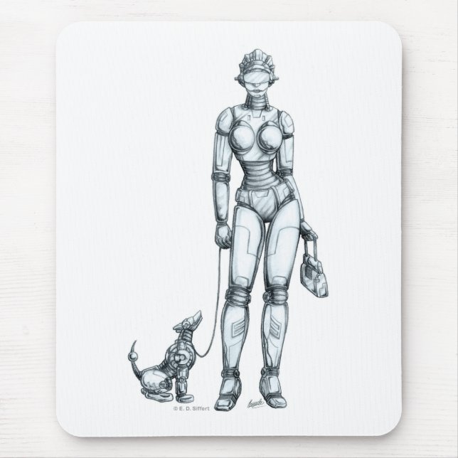 Robots Mouse Mat (Front)