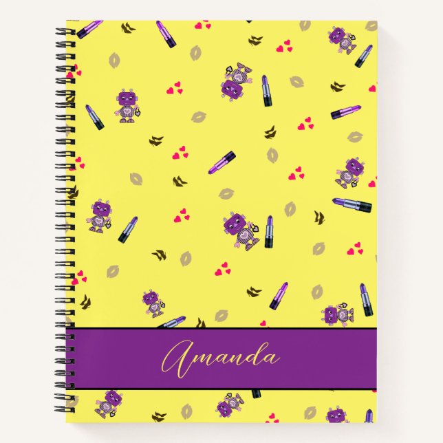 Robots pattern notebook (Front)