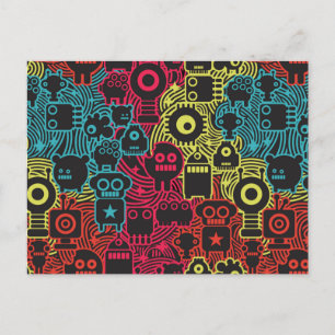 Robots wind postcard