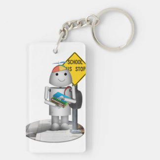 Robox9 at The Bus Stop - Back To School Key Ring