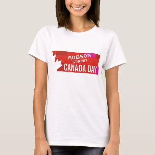 ROBSON STREET canada day t-shirt