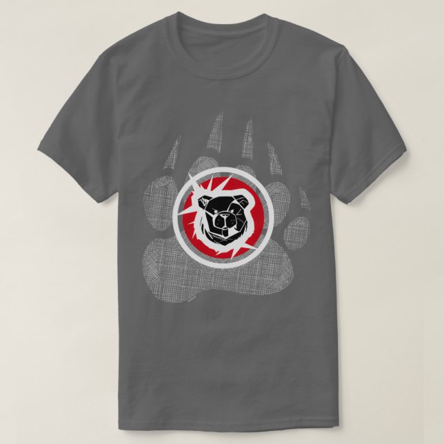ROBUST BEAR DIAMOND RED T-Shirt (Design Front)