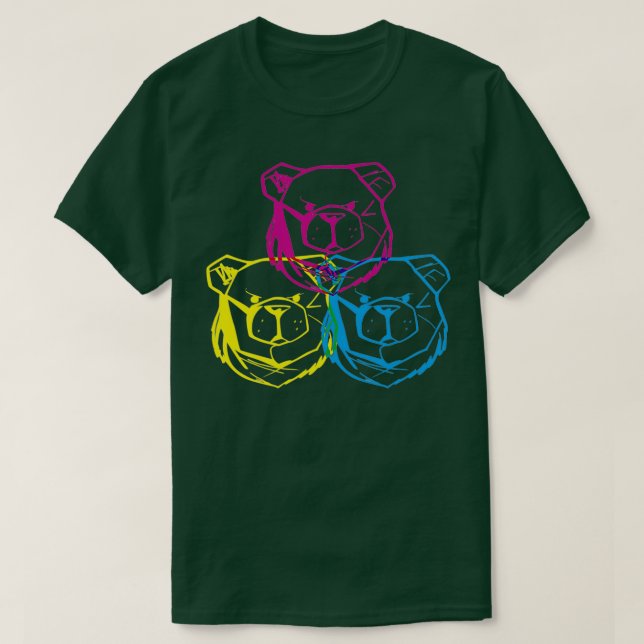 ROBUST BEAR UNITED COLORS STANDARD T-Shirt (Design Front)