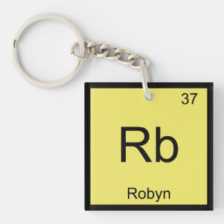 Robyn Name Chemistry Element Periodic Table Key Ring