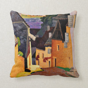 Rocamadour Landscape, Felix Vallotton painting Cushion