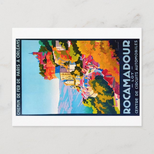 Rocamadour, Lot department Postcard (Front)