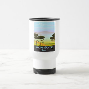 Rocca d'Orcia Italy travel poster Mug