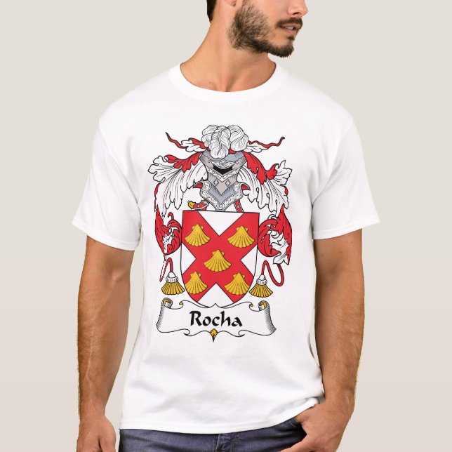 Rocha Family Crest T-Shirt (Front)